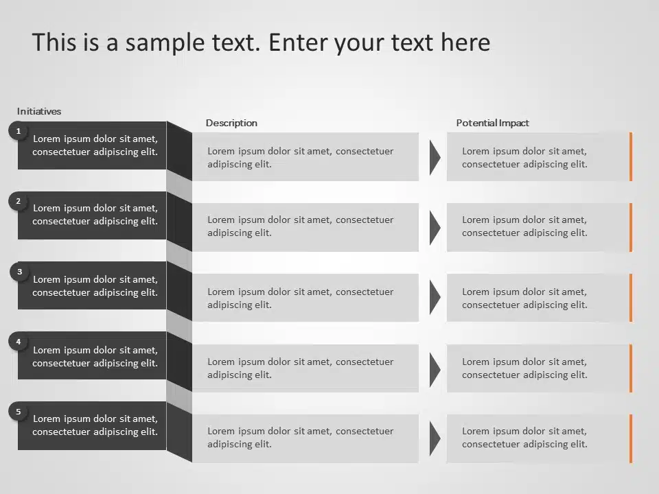 Business Model 9 PowerPoint Template & Google Slides Theme