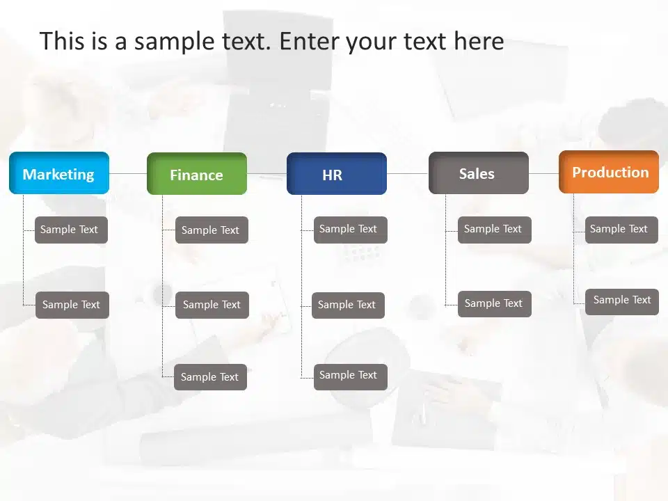 powerpoint template org chart