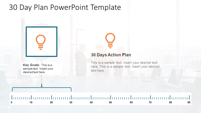 30 60 90 day plan PowerPoint Template 8
