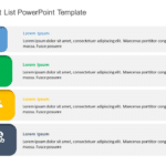 4 Steps Callout List 02 PowerPoint Template & Google Slides Theme