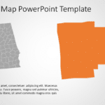 Alabama Map 4 PowerPoint Template & Google Slides Theme