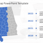 Alabama Map 7 PowerPoint Template & Google Slides Theme