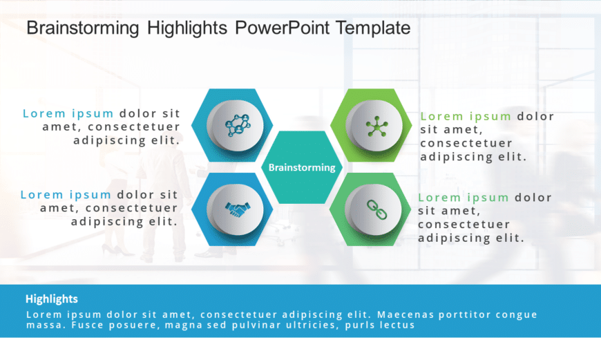 Brainstorming Highlights PowerPoint Template