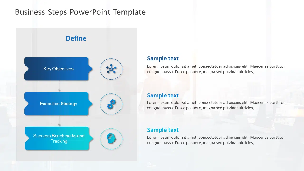 Business Steps PowerPoint Template & Google Slides Theme