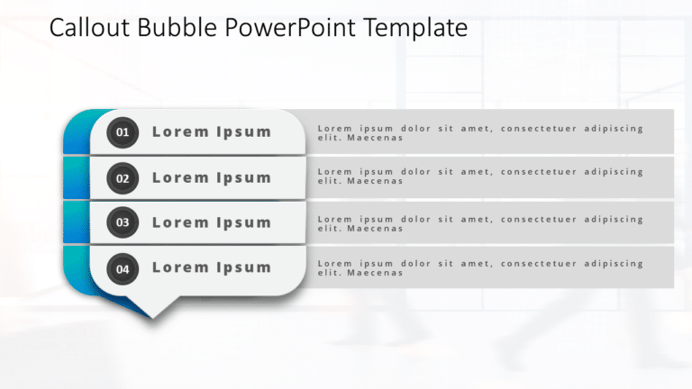 Callout Bubble 1 PowerPoint Template