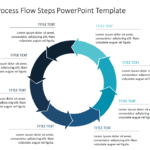 Chevron Process Flow 8 Steps PowerPoint Template & Google Slides Theme