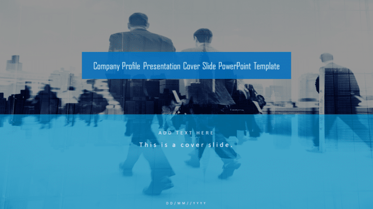 Company Profile Presentation Cover Slide PowerPoint Template & Google Slides Theme