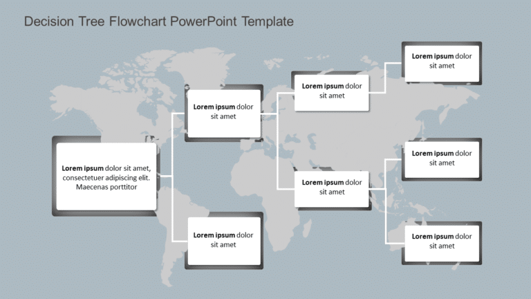 Decision Tree Flowchart 1 PowerPoint Template & Google Slides Theme