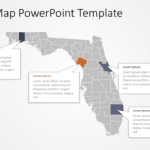 Florida Map 3 PowerPoint Template & Google Slides Theme