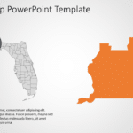 Florida Map 7 PowerPoint Template & Google Slides Theme