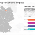 Germany Map 9 PowerPoint Template & Google Slides Theme