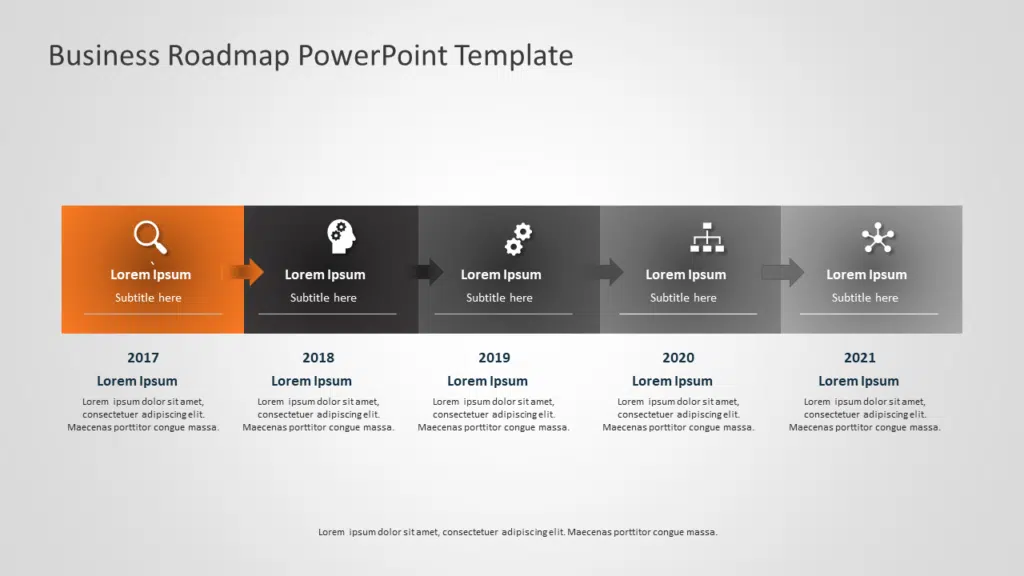 Business Roadmap PowerPoint Template