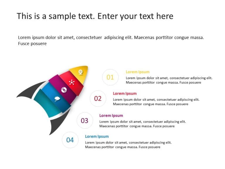 4 Steps Growth Drivers Powerpoint Template 5069