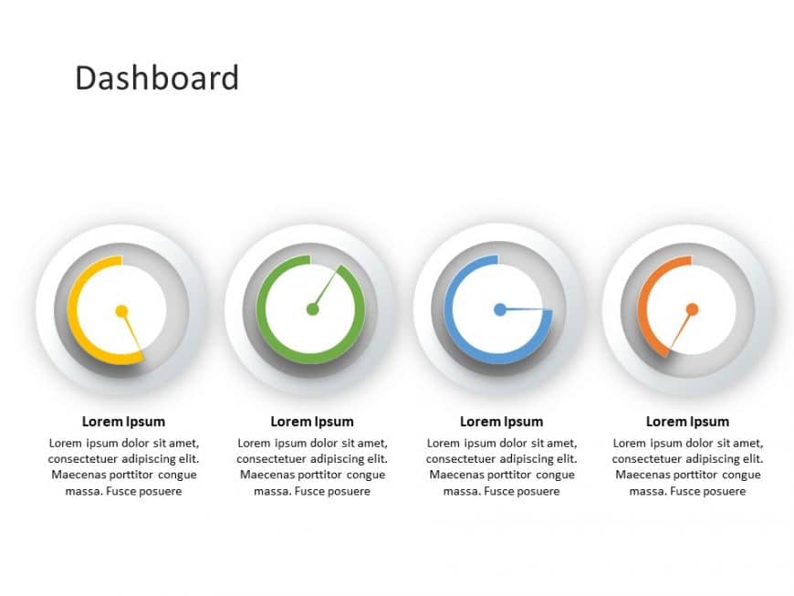 Status Dashboard PowerPoint Template