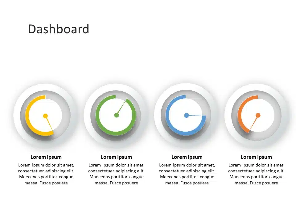 Status Dashboard PowerPoint Template & Google Slides Theme