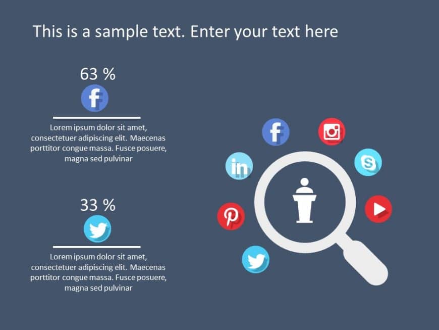 Social Media Marketing PowerPoint Template 6