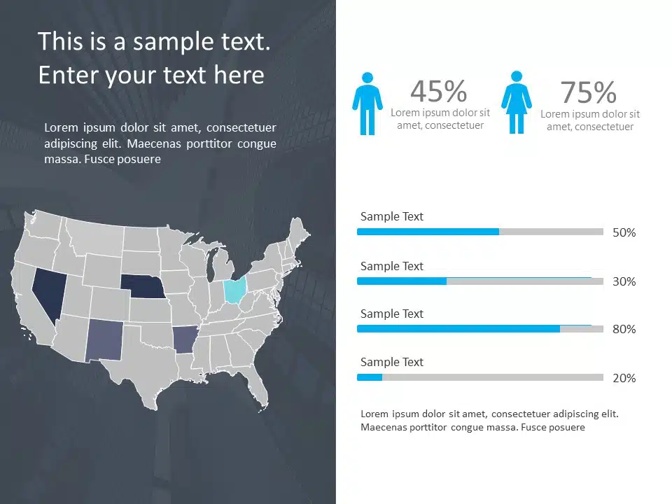 Demographic Profile 2 PowerPoint Template & Google Slides Theme