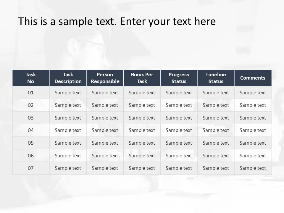 Project Status 5 PowerPoint Template & Google Slides Theme