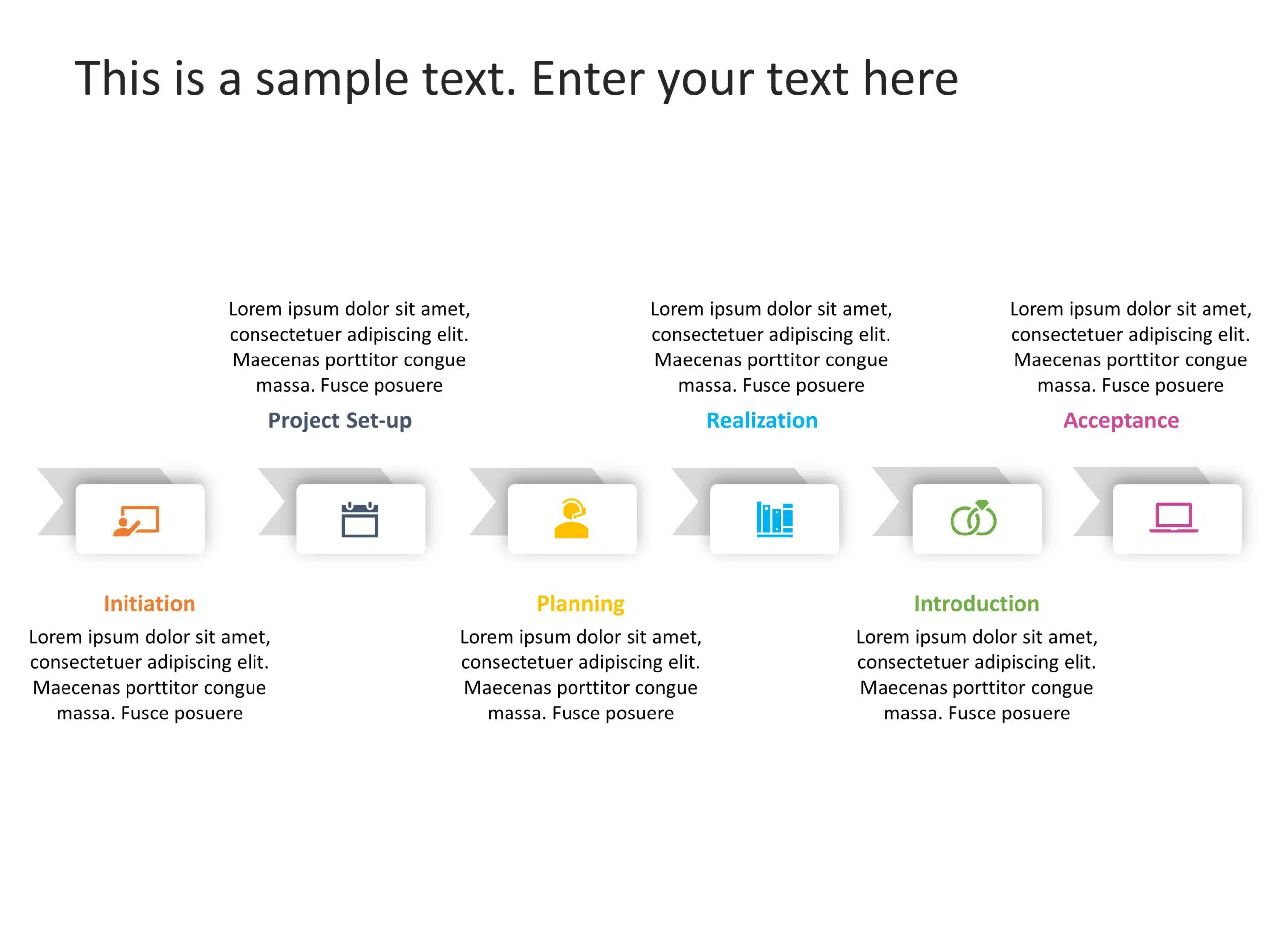 Project Management 5 PowerPoint Template & Google Slides Theme