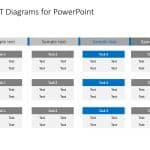 Pert Chart 4 PowerPoint Template & Google Slides Theme