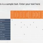 Project Communication Matrix PowerPoint Template & Google Slides Theme