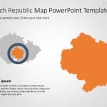 Czech Republic Map 5 PowerPoint Template & Google Slides Theme