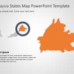 Malaysia Map 5 PowerPoint Template & Google Slides Theme