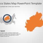 Russia Map PowerPoint Template 5
