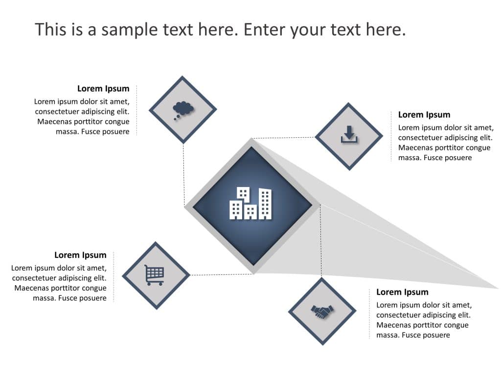 4 Steps Nodal 1 Powerpoint Template