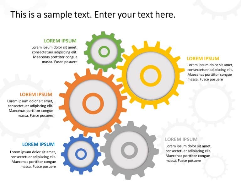 powerpoint gears template free