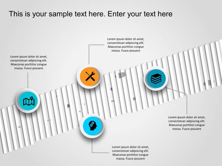 Staircase Roadmap 2 PowerPoint Template & Google Slides Theme