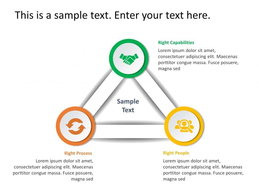 3 Steps Business Strategy 03 PowerPoint Template