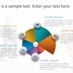 Circular Process Pie Chart PowerPoint Template & Google Slides Theme