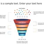 5 Steps Sales Funnel Diagram PowerPoint Template & Google Slides Theme