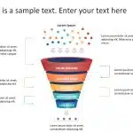 5 Steps Sales Funnel Diagram PowerPoint Template & Google Slides Theme