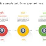 Dial Share Comparison PowerPoint Template & Google Slides Theme