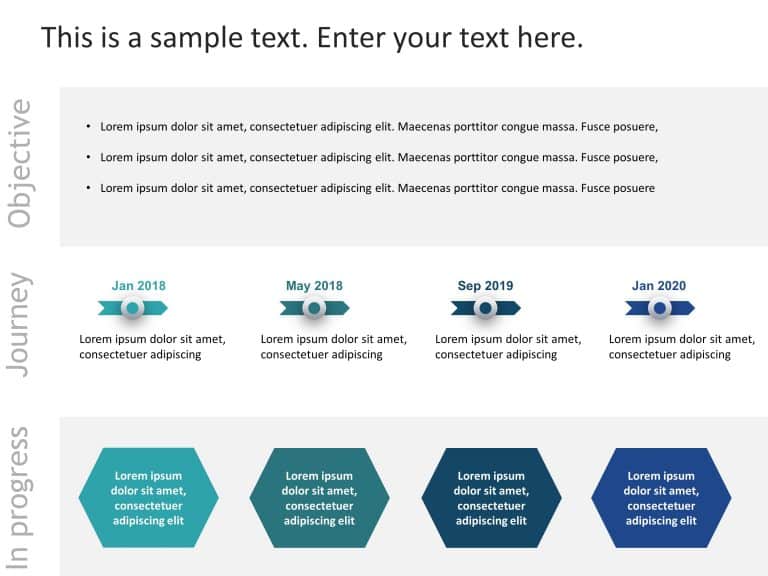 Business Review RoadMap PowerPoint Template & Google Slides Theme