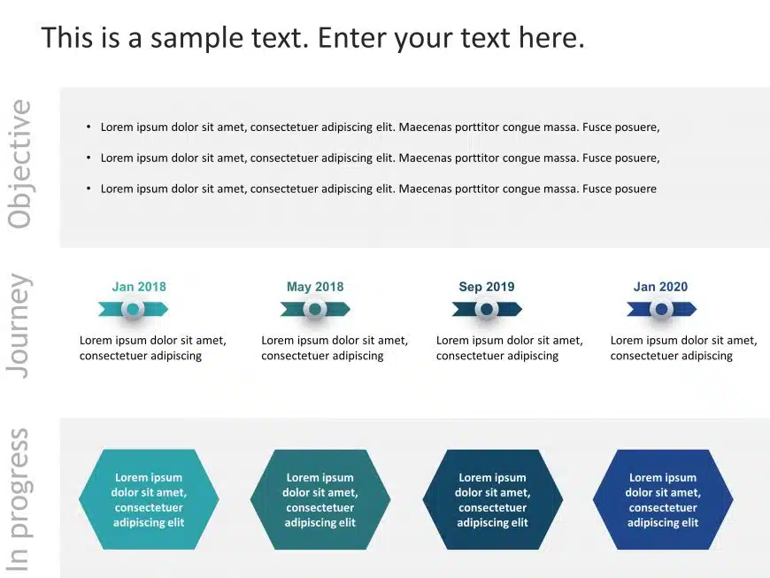 Business Review RoadMap PowerPoint Template