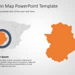 Spain Map 5 PowerPoint Template & Google Slides Theme