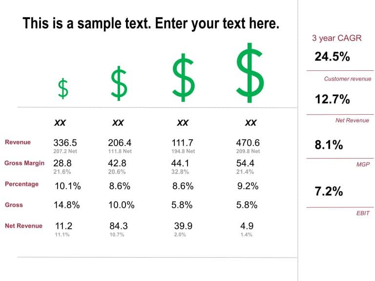 Financial Business Overview PowerPoint Template