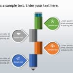 Free 4 Steps Pencil Strategy PowerPoint Template & Google Slides Theme