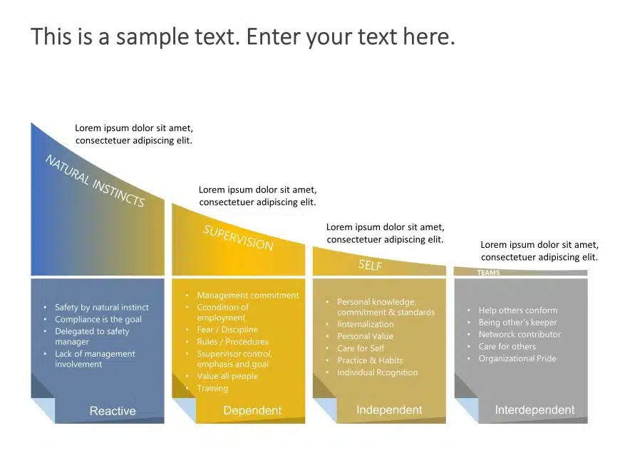 Bradley Curve PowerPoint Template