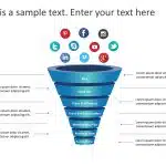 3D Funnel PowerPoint Template & Google Slides Theme