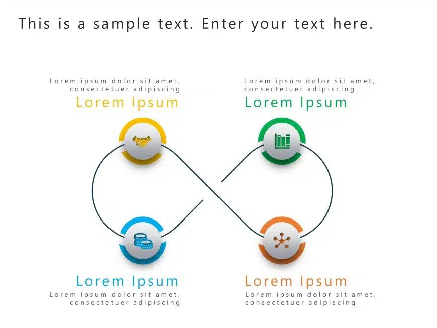 Circular Loop Process PowerPoint Template