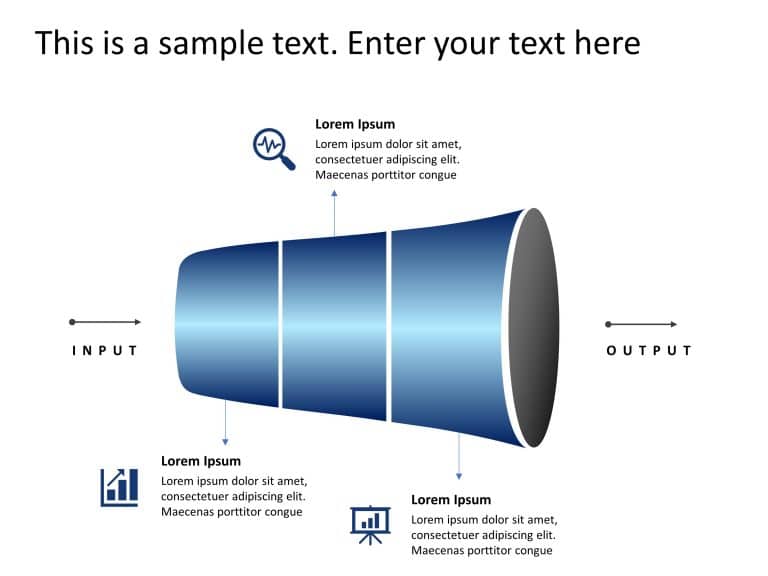 3 Steps Funnel Analysis PowerPoint Template