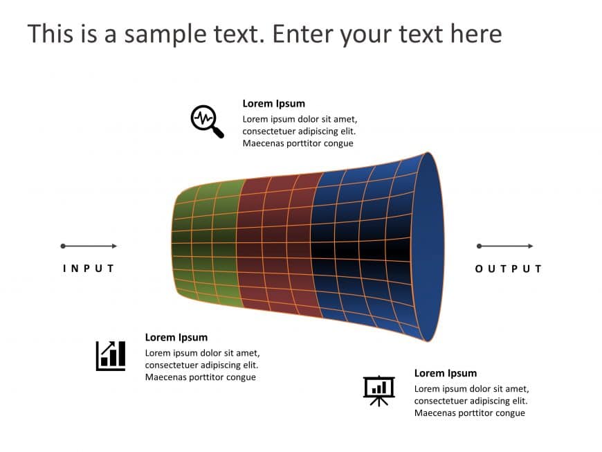 3 Steps Sales Funnel Analysis PowerPoint Template