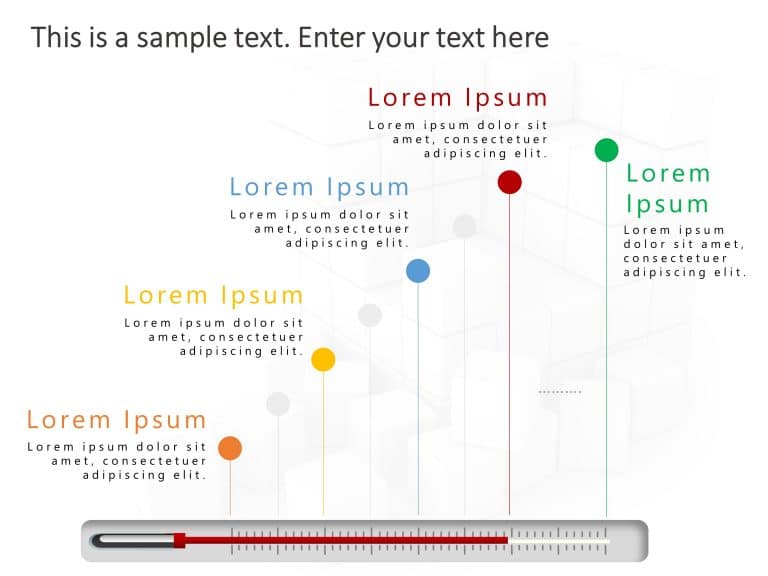 Mercury Thermometer Business Update 1 PowerPoint Template & Google Slides Theme