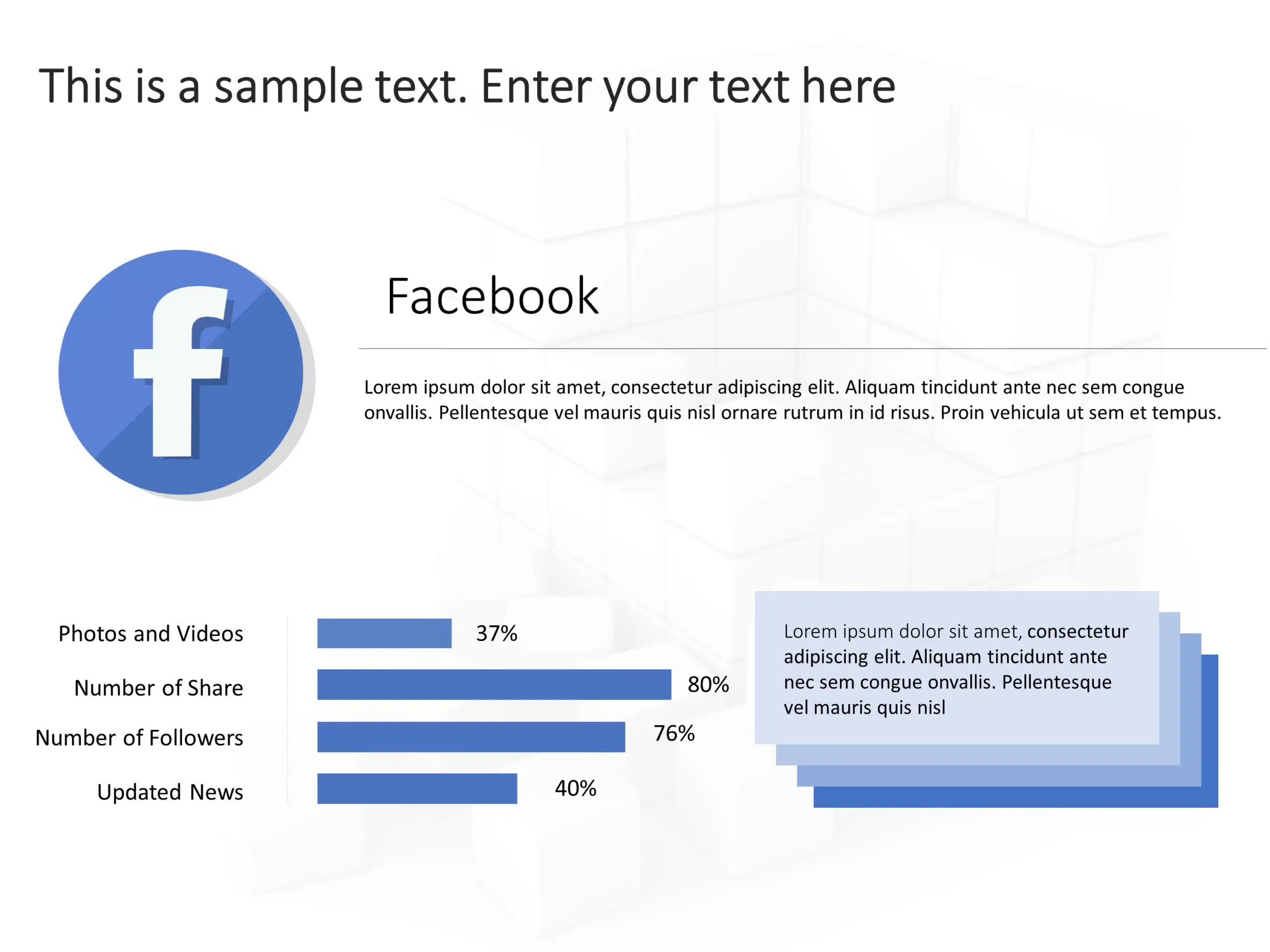 Social Media Report Card 1 PowerPoint Template & Google Slides Theme