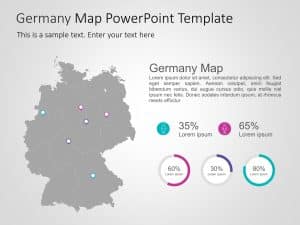 Germany Map PowerPoint Template 5 | Map PowerPoint Templates | SlideUpLift