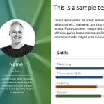 Employee Resume 2 PowerPoint Template & Google Slides Theme